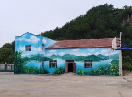 灵山彩绘墙绘一般制作的位置