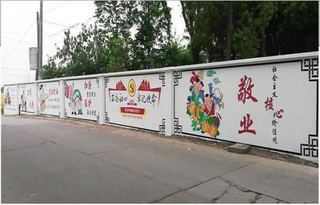 灵山手绘墙画在现实中主要有哪些应用？