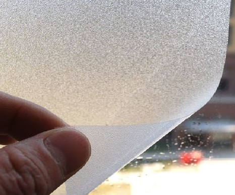 灵山玻璃门外面粘广告用什么材料好？